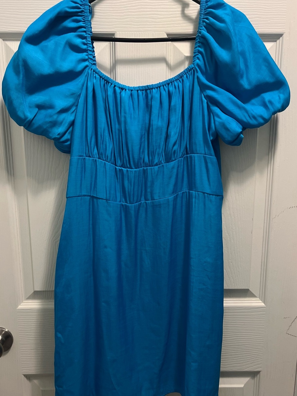 Gianni Bini Bright Turquoise Blue Dress Top